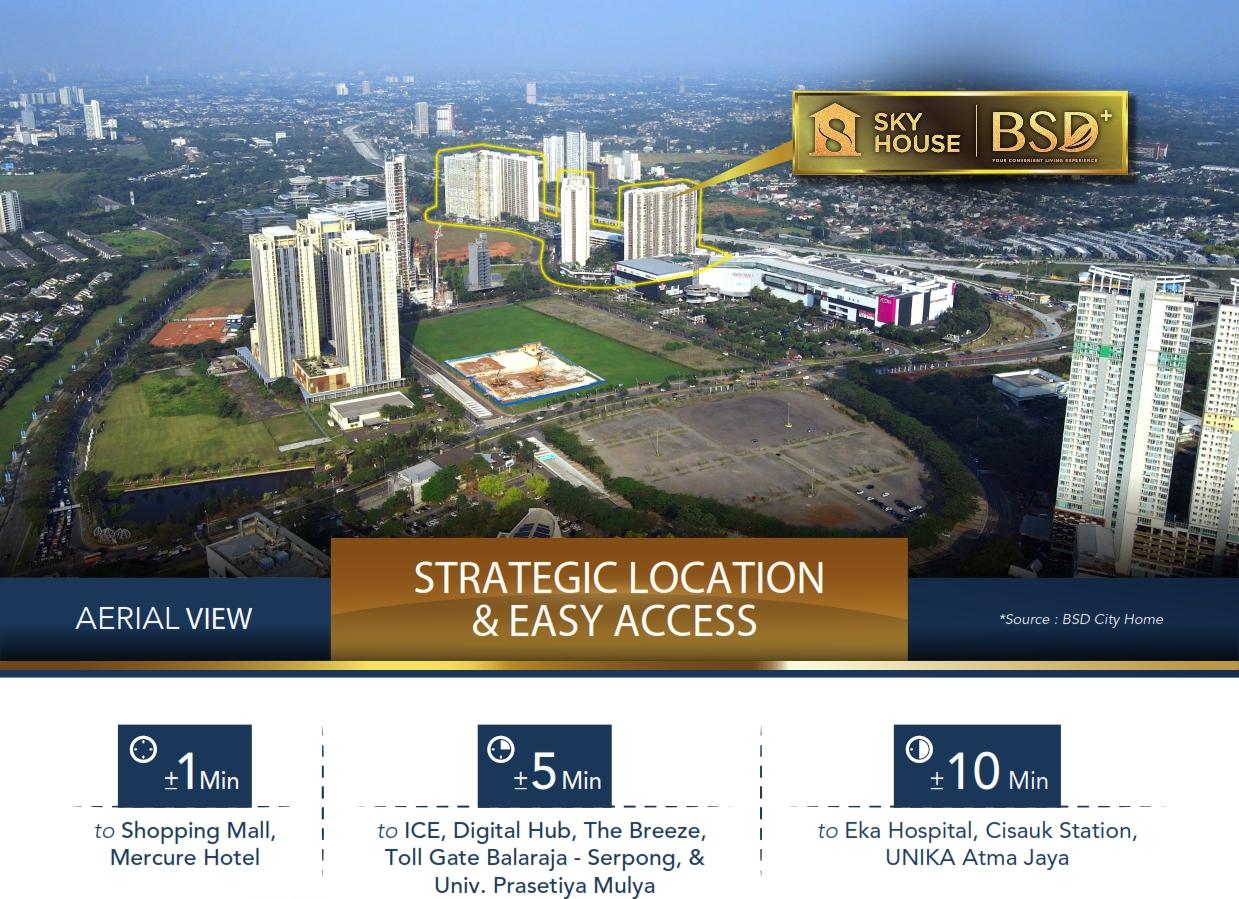 Area Sekitar Apartemen Skyhouse BSD Tangerang